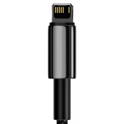 Baseus Tungsten USB - Lightning kábel 2.4A 2m fekete (CALWJ-A01)-6953156204966 5 kép