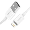 Baseus Superior USB - Lightning kábel 2,4A 1 m fehér-6953156205413 2 kép