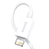 Baseus Superior USB - Lightning kábel 2,4A 1 m fehér-6953156205413 3 kép