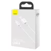 Baseus Superior USB - Lightning kábel 2,4A 1 m fehér-6953156205413 6 kép