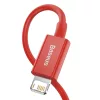 Baseus Superior USB - Lightning kábel 2.4A 1m piros (CALYS-A09)-6953156205437 3 kép