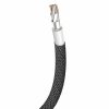 Baseus Yiven Nylon harisnyázott USB/ Lightning kábel 2A 1.2m fekete -6953156253001 3 kép