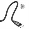 Baseus Yiven Nylon harisnyázott USB/ Lightning kábel 2A 1.2m fekete -6953156253001 5 kép