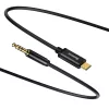 Baseus Yiven USB-C - 3.5 mm-es mini jack audio kábel, 1.2 m (fekete)-6953156262553 2 kép