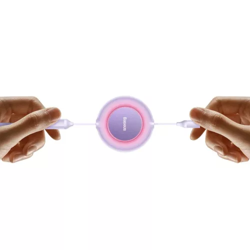 Baseus Bright Mirror 2 visszahúzható 3 az 1-ben kábel USB Type A - -6932172609115 4 kép