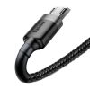 Baseus Cafule Nylon harisnyázott USB - Micro USB adatkábel 2,4A 0,5 -6953156280304 4 kép