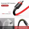 Baseus Cafule 2.4A Micro USB kábel 1m (piros)-6953156280328 7 kép
