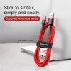 Baseus Cafule 2.4A Micro USB kábel 1m (piros)-6953156280328 9 kép