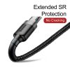 Baseus Cafule Nylon harisnyázott USB / micro USB kábel QC3.0 2.4A 1 -6953156280335 5 kép