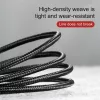 Baseus Cafule Nylon harisnyázott USB / micro USB kábel QC3.0 2.4A 1 -6953156280335 8 kép
