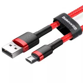 Baseus Cafule Nylon harisnyázott USB/Micro USB kábel QC3.0 1.5A 2m f-6953156280359 2 kép