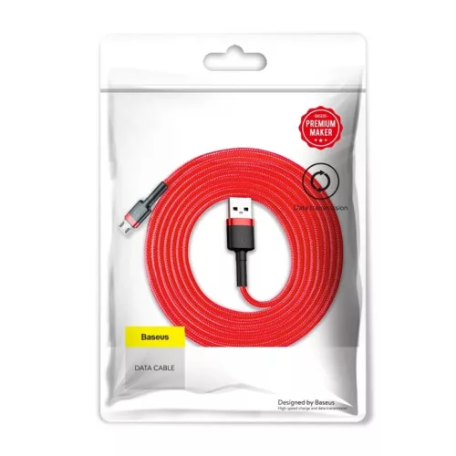 Baseus Cafule Nylon harisnyázott USB/Micro USB kábel QC3.0 1.5A 2m f-6953156280359 3 kép