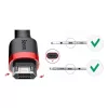 Baseus Cafule Nylon harisnyázott USB/Micro USB kábel QC3.0 1.5A 2m f-6953156280359 4 kép