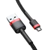 Baseus Cafule Nylon harisnyázott dupla oldalú USB/Micro USB kábel Q-6953156280373 2 kép
