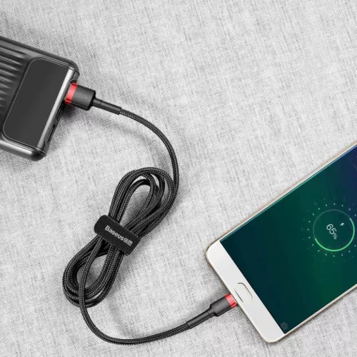Baseus Cafule Nylon harisnyázott dupla oldalú USB/Micro USB kábel Q-6953156280373 10 kép