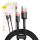 Baseus Cafule USB-Micro-USB kábel, 2A, 3 m (fekete és piros)-6953156296381 1 kép