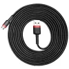 Baseus Cafule USB-Micro-USB kábel, 2A, 3 m (fekete és piros)-6953156296381 3 kép