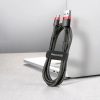 Baseus Cafule USB-Micro-USB kábel, 2A, 3 m (fekete és piros)-6953156296381 6 kép