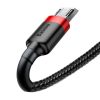 Baseus Cafule USB-Micro-USB kábel, 2A, 3 m (fekete és piros)-6953156296381 7 kép