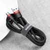 Baseus Cafule USB-Micro-USB kábel, 2A, 3 m (fekete és piros)-6953156296381 10 kép