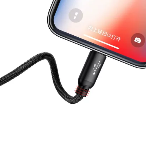 Baseus 3 Primary Colors micro USB/ Lightning/ USB Type-C kábel 1,2m 3-6953156273948 3 kép