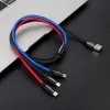 Baseus 3 Primary Colors micro USB/ Lightning/ USB Type-C kábel 1,2m 3-6953156273948 8 kép
