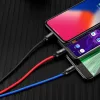 Baseus 3 Primary Colors micro USB/ Lightning/ USB Type-C kábel 1,2m 3-6953156273948 10 kép
