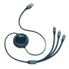 Baseus Bright Mirror 3in1 USB kábel szett - micro USB / Lightning / U-6953156208513 3 kép