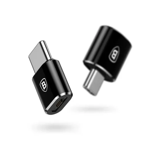 Baseus Micro USB - Type-C (USB-C) átalakító fekete (CAMOTG-01) OTG-6953156263529 5 kép