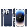 Carbon Case iPhone 14 Pro rugalmas gél hátlap tok kék-9145576267257 2 kép