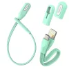 Baseus Bracelet USB Type-C kábel 5A 22 Cm Világoszöld-6953156221000 1 kép