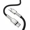 Baseus Cafule Metal USB Type C - USB Typ C kábel Power Delivery 100 W-6953156202368 3 kép
