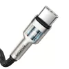Baseus Cafule Metal USB Type C - USB Typ C kábel Power Delivery 100 W-6953156202368 4 kép