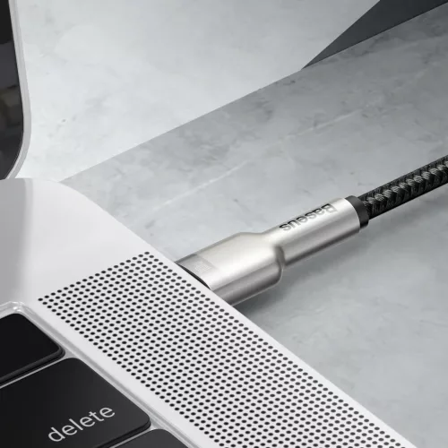Baseus Cafule Metal USB Type C - USB Typ C kábel Power Delivery 100 W-6953156202368 7 kép