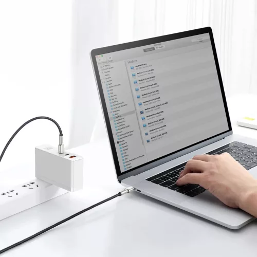 Baseus Cafule Metal USB Type C - USB Typ C kábel Power Delivery 100 W-6953156202368 9 kép