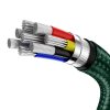 Baseus Cafule Metal Data USB Type C - USB Type C kábel PD 100 W 2 m z-6953156202399 4 kép