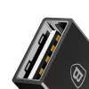 Baseus Adapter USB Type C csatlakozó - USB-A aljzat 2,4A fekete (CATJ-6953156270336 3 kép
