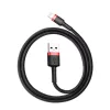 Baseus Cafule Nylon harisnyázott USB/Lightning kábel QC3.0 2.4A 0.5m-6953156274945 4 kép