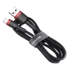 Baseus Cafule Nylon harisnyázott USB/Lightning kábel QC3.0 2.4A 0.5m-6953156274945 7 kép