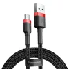 Baseus Cafule Nylon harisnyázott USB/USB-Type C kábel QC3.0 2A 0.5 m-6953156278172 1 kép