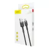 Baseus Cafule Nylon harisnyázott USB/USB-C kábel QC3.0 3A 0,5 m feke-6953156278189 1 kép
