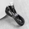 Baseus Cafule Nylon harisnyázott USB/USB-C kábel QC3.0 3A 0,5 m feke-6953156278189 2 kép