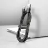 Baseus Cafule Nylon harisnyázott USB/USB-C kábel QC3.0 3A 0,5 m feke-6953156278189 5 kép
