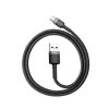 Baseus Cafule Nylon harisnyázott USB/USB-C kábel QC3.0 3A 0,5 m feke-6953156278189 6 kép
