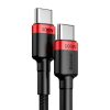 Baseus Cafule Nylon harisnyázott USB-Type C/USB-Type C kábel PD2.0 1-6953156216372 4 kép