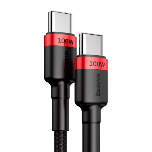 Baseus Cafule Nylon harisnyázott USB-Type C/USB-Type C kábel PD2.0 1-6953156216372 4 kép