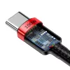 Baseus Cafule Nylon harisnyázott USB-Type C/USB-Type C kábel PD2.0 1-6953156216372 5 kép