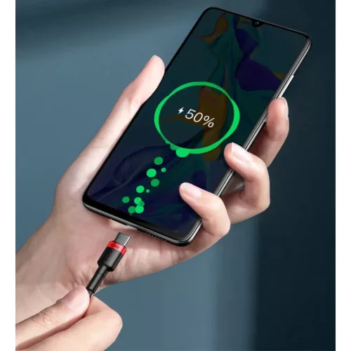 Baseus Cafule Nylon harisnyázott USB-Type C/USB-Type C kábel PD2.0 1-6953156216372 9 kép