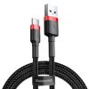Baseus Cafule Nylon harisnyázott USB/USB-Type C kábel QC3.0 3A 1m fe-6953156278219 1 kép
