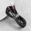 Baseus Cafule Nylon harisnyázott USB/USB-Type C kábel QC3.0 3A 1m fe-6953156278219 4 kép